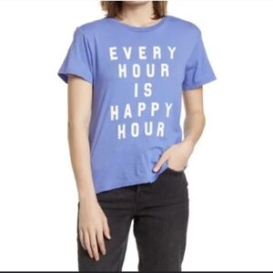 Wildfox Distressed Graphic Tee Small